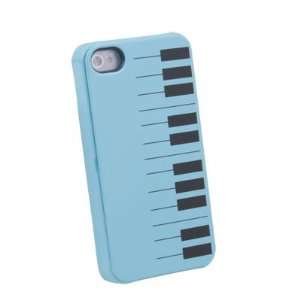   Cover with card slot For iPhone 4 4S   Blue Cell Phones & Accessories
