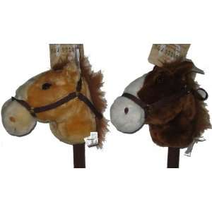  Plush Stick Horse Hobby Horse With Real Sound & Motion 