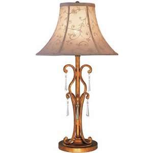  Lite Source C4655 Dougal 1 Light Table Lamp   Wrought Iron 