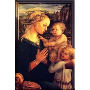   Chilrden 11x16 Streched Canvas Art by Lippi, Filippino