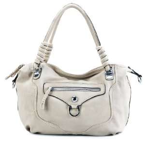  MSQ00225CR Cream Deyce Bega Stylish Women Handbag Double 