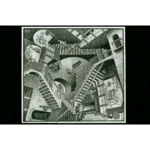  Relativity, Magnet by M. Escher, 3x2