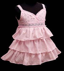 Baby Girls pink party dress size options SD114  