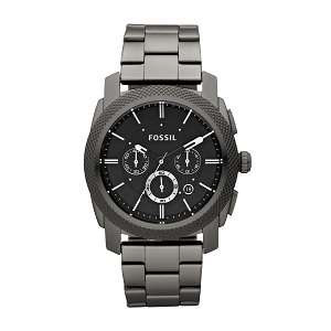 Fossil Mens Grey Chronograph Bracelet Watch FS4662  