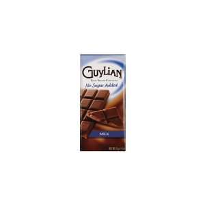 Guylian No Sugar Added Milk Chocolate Bar Belgium  Grocery 