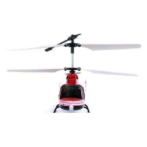   Channel Co Axial R/C Bell Electric Helicopter RTF Red 