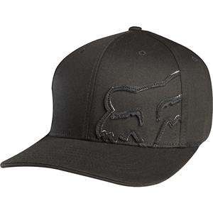  Fox Racing Longo Bling Flexfit Hat   Large/X Large/Black 