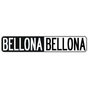   NEGATIVE BELLONA  STREET SIGN