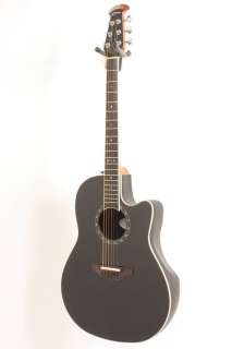Ovation Standard Balladeer 2771 AX Acoustic Electric Guitar Black 