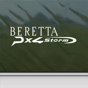  Beretta PX4 Storm White Sticker Handgun Laptop Vinyl 