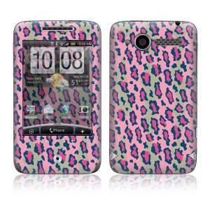  HTC WildFire (Alltel) Skin Decal Sticker   Pink Leopard 