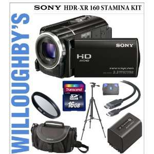  Sony HDR XR160 High Definition 160GB Handycam Camcorder 