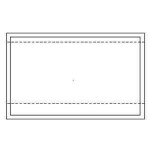 3M(TM) Non Printed Perforated Packing List Envelope FED1, 6 3/4 in x 