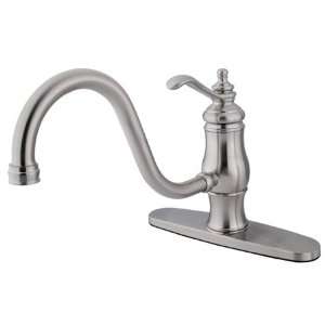 Kingston Brass KS1578TLLS Heritage 8 Single Handle Kitchen Faucet 