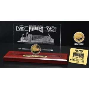 PNC Park Pittsburgh Pirates 24KT Gold Coin Etched Acrylic