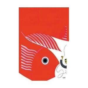    The Fish Kite No TITLE 12x18 Giclee on canvas