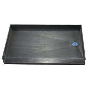   PVC TI. 30  D x 60  W, black. Epoxy tile setting material included