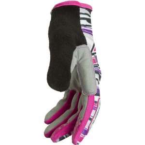  AXO Stingray Mens Bike Race BMX Gloves   Pink/Purple 