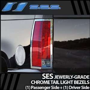  2007 2012 Cadillac Escalade SES Chrome Tail Light Bezels 