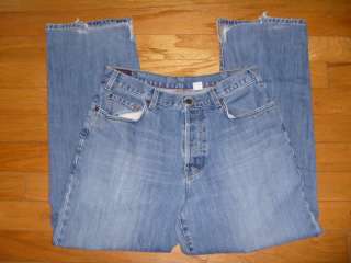 ABERCROMBIE & FITCH ♂ BAGGY FIT ♂ MENS BUTTON FLY JEANS SZ 34 