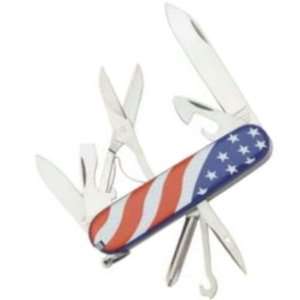 Swiss Army Knives 53342 Super Tinker Pocket Knife with American Flag 