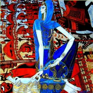 Art Nouveau   BLUE DIAMOND   TING Shao kuang  