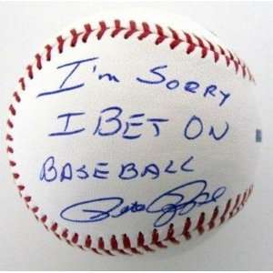   Sorry I Bet On PSA   Autographed Baseballs