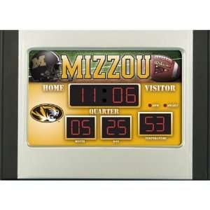  Missouri Tigers NCAA Scoreboard Desk Clock (6.5x9 