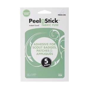   Peel N Stick Fabric Fuse Sheets 4 1/4X5 5/Pkg 3344; 4 Items/Order