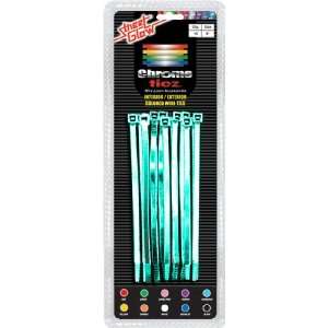  4 IN. CHROME HOTT TIEZ (100)   TURQUOISE Automotive