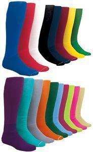 NEW 12 Pair Solid Basketball Sport Socks in Your Color/Size  