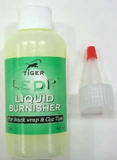 Tiger Leather Tip Burnisher Liquid   4oz bottle  