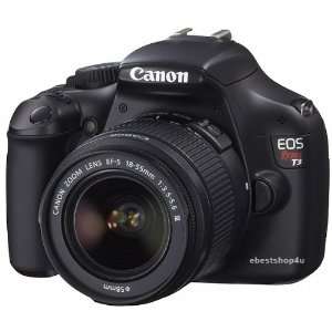  Canon EOS Rebel T3 12.2 MP CMOS Digital SLR with 18 55mm 