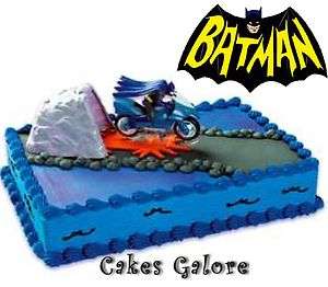Batman Batcycle Batcave Cake Decoration Topper Set Kit  