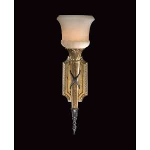  Sconce   Biarritz Finish  Alabaster