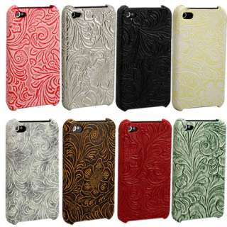 8Pcs Muticolor Phone Decorative Hard Back Case Cover for Iphone 4G 4TH 
