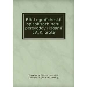  BibliÌ?ograficheskiiÌ? spisok sochineniiÌ? perevodov i 