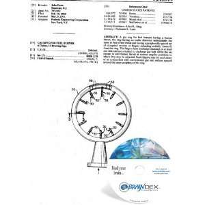    NEW Patent CD for GAS RING FOR FUEL BURNER 