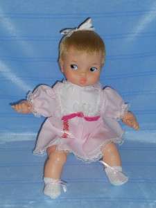 Vintage Tiny Thumbelina Tabatha/ Tabitha Wind Up Doll Ideal Works 