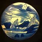 Vintage Oriental Hand Thrown Art Pottery Plate Signed