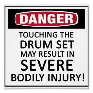  Danger Drum Set Posters