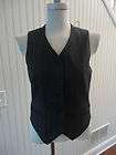 THEORY $278 Gray Pinstripe Power Fitted Vest 8 M GORGEOUS