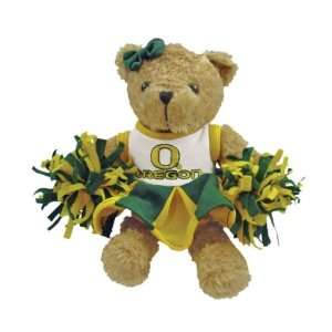  NCAA Cheerleader Bear with Sound Oregon Case Pack 16 