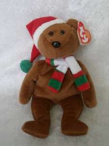 New With Tags Ty Beanie Baby Holiday Teddy 2008 Retired MINT  