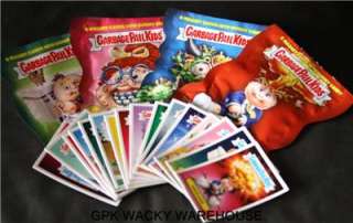 2012 GARBAGE PAIL KIDS MASTER MAGNET CARD SET + ALL 4 EMPTY WRAPPERS 