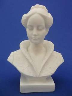Antique Parian Bust of a Young Beautiful Girl 8 Tall  