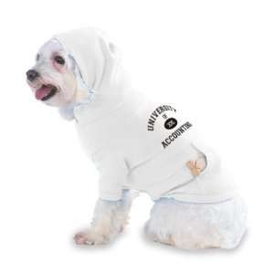   ACCOUNTING Hooded (Hoody) T Shirt with pocket for your Dog or Cat XS