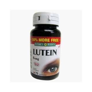  Natures Bounty Lutein 6 mg   50 Softgels Health 