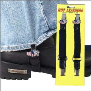  Eagle Flag Hot Leathers Pants / Boot Clips Automotive