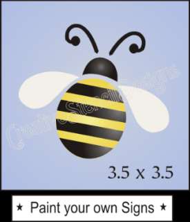 New Stencil Topper #TT91 ~ Summer Garden Bee topper design, paint your 
